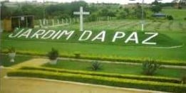 Coroa de flores Cemitério Jardim da Paz - Aparecida de Goiânia