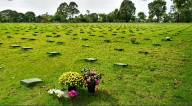 Coroa de flores Cemitério Parque Memorial de Goiânia