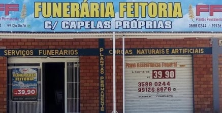 Coroa de flores Cemitério Capelas e Funerária Feitoria