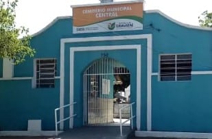 Coroa de flores Cemitério Municipal Gravataí